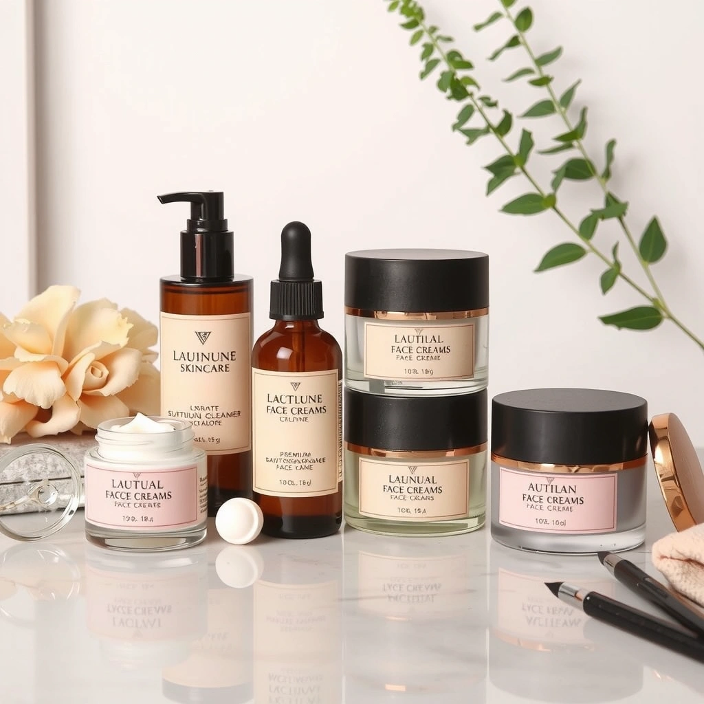 Luxurious skincare products